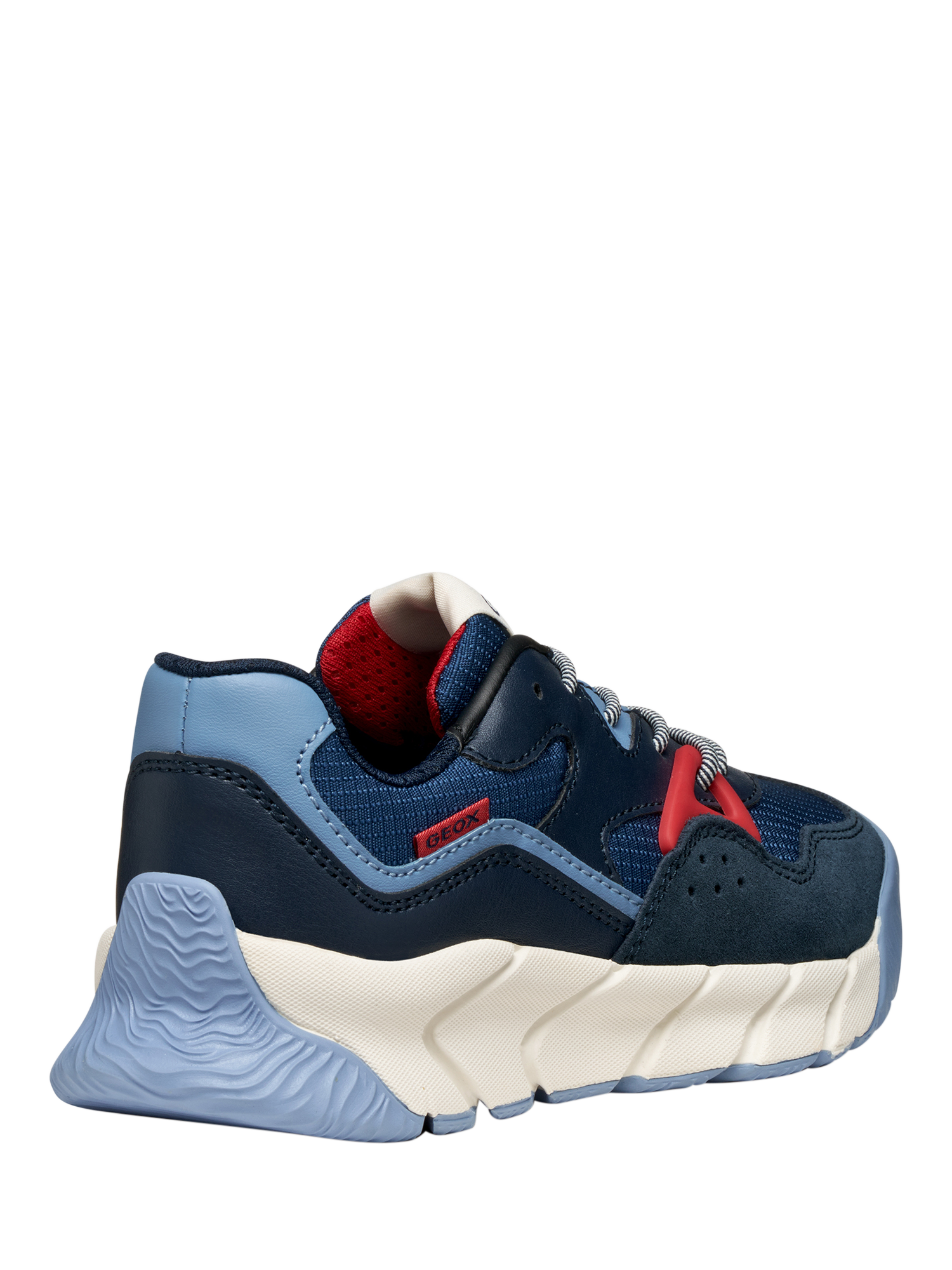 Product image 4 of 6, which shows Geox Kids' Flexyper Pro Trainers, Blue/Navy, 10 Jnr|11 Jnr