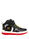Geox Kids' Harry Potter Buzzerlight High-top Trainers, Black/Red