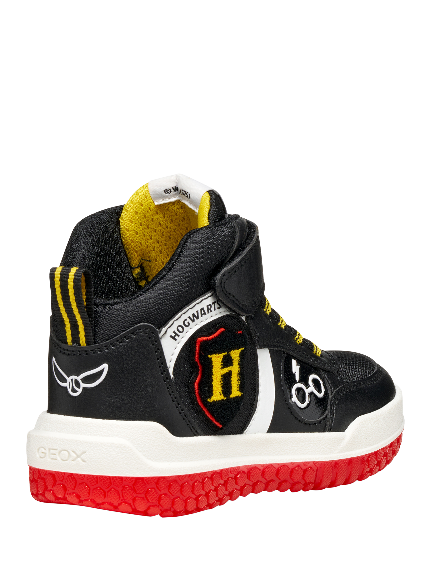 Product image 4 of 7, which shows Geox Kids' Harry Potter Buzzerlight High-top Trainers, Black/Red, EU24