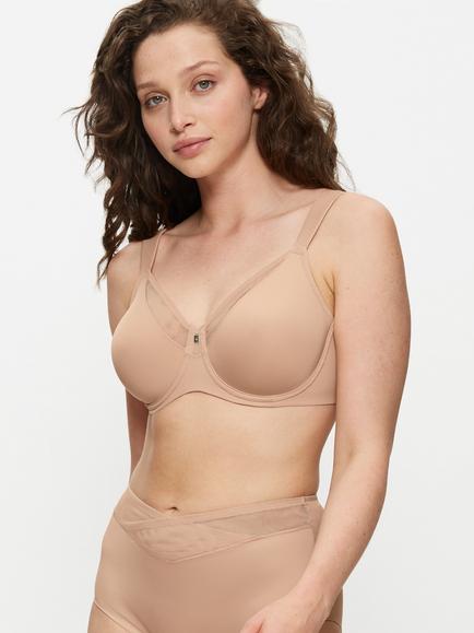 Triumph True Shape Sensation Wired Minimizer Bra, Natural
