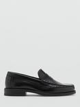 Mango Classic Leather Loafers