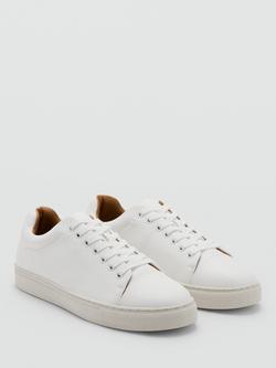 Mango Metro Lace Up Trainers - view 2, White