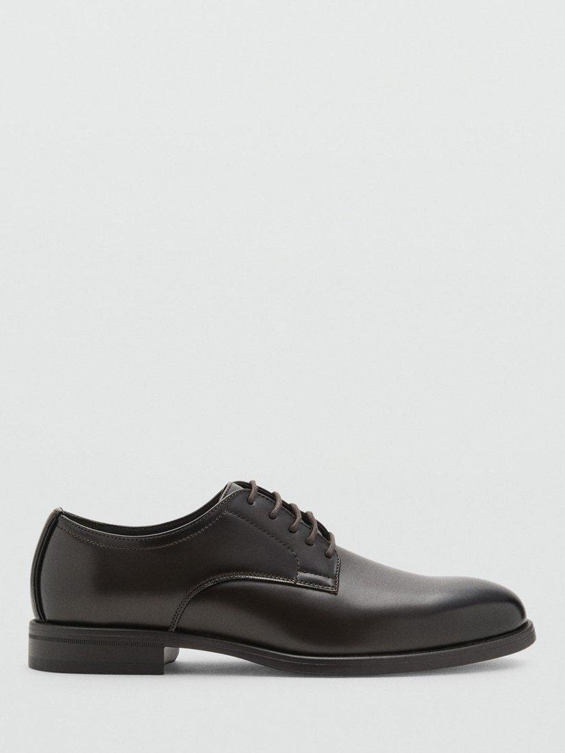 Product image 1 of 4, which shows Mango Paris Oxford Shoes, Brown, 10
