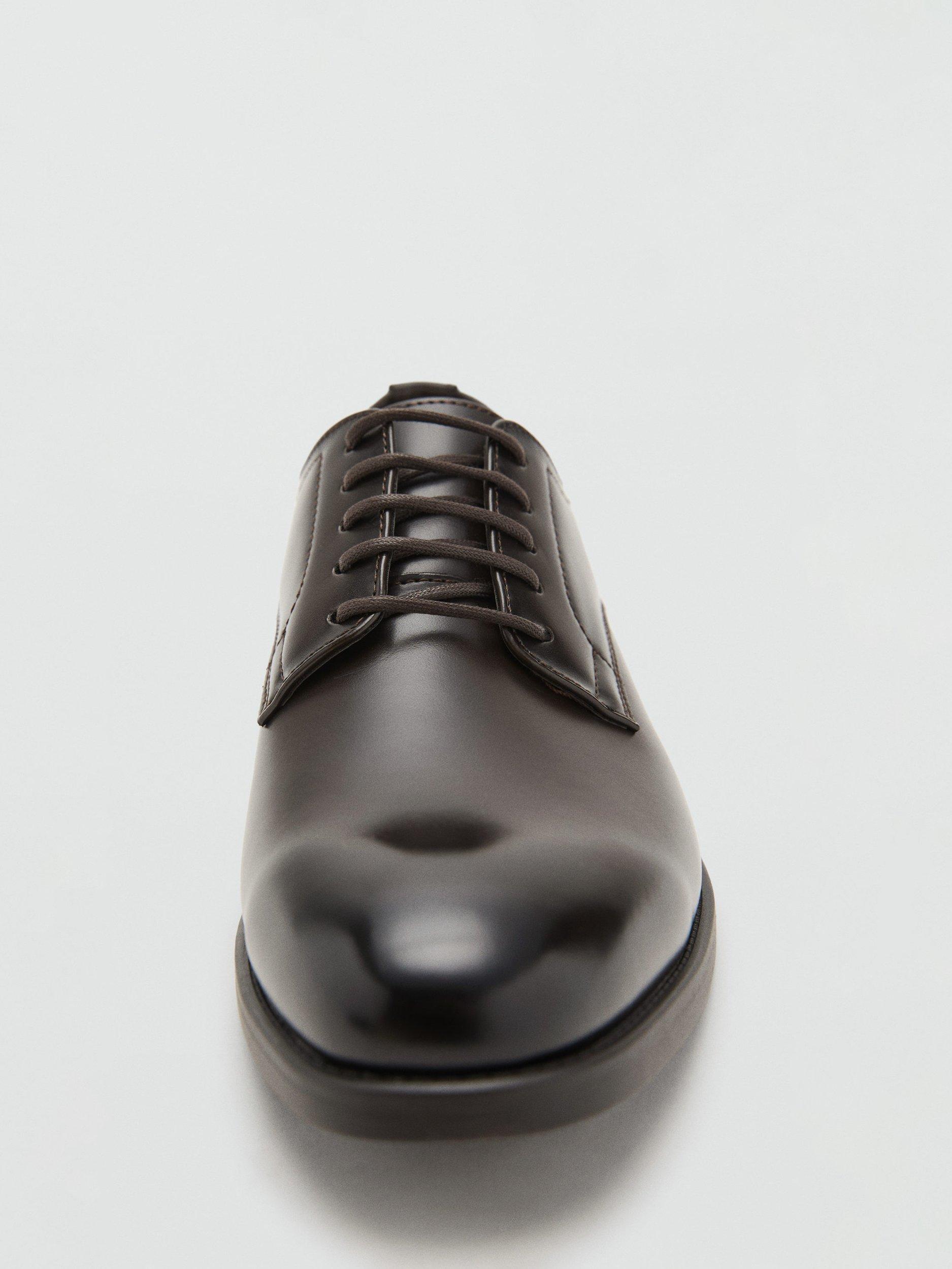 Product image 4 of 4, which shows Mango Paris Oxford Shoes, Brown, 10