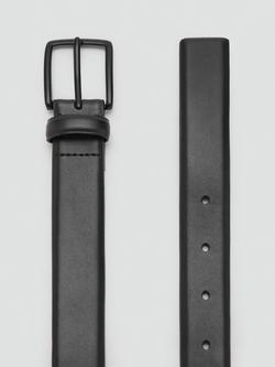 Mango Blacky Leather Belt - view 2, Black