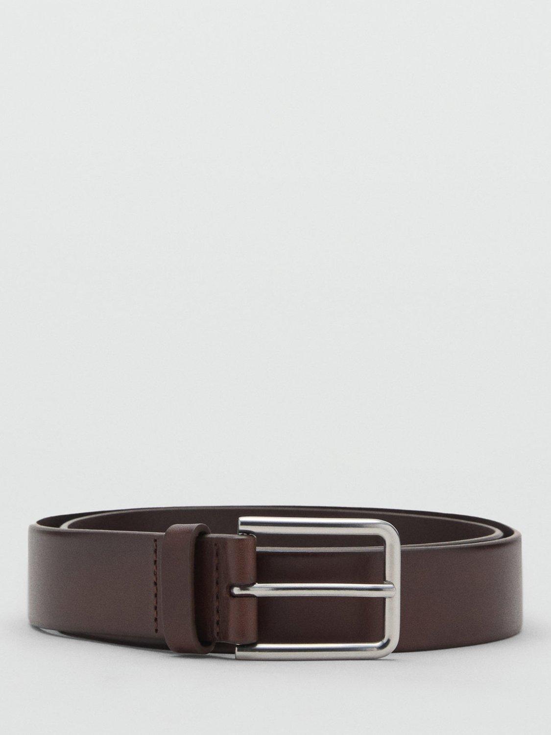 Mango Como Leather Belt