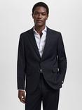 Mango Milan Super Slim Fit Blazer, Navy