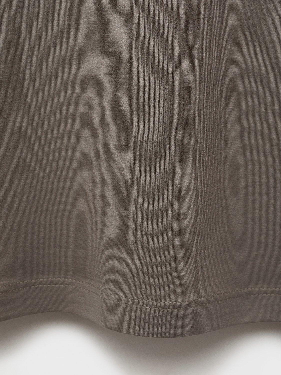 Product image 5 of 8, which shows Mango Bellow Cotton Regular Fit Crew Neck T-Shirt, Grey, XS