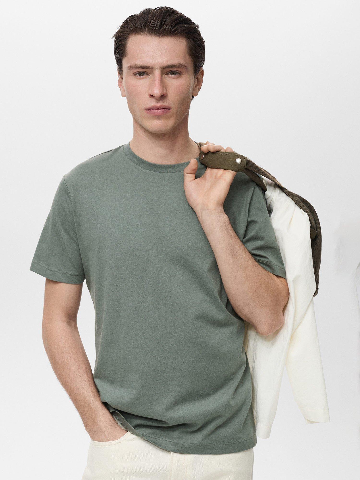 Mango Cherlo Regular Fit Cotton T-Shirt