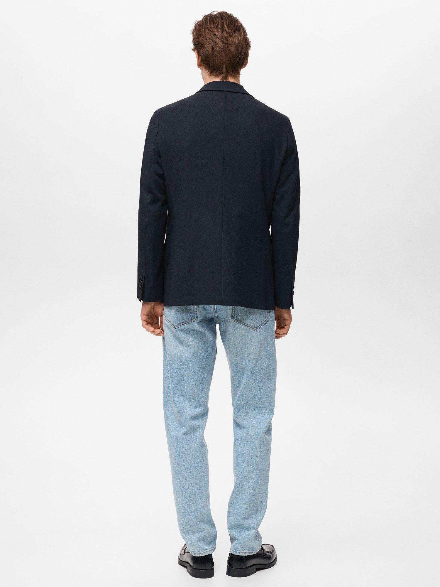 Product image 4 of 8, which shows Mango Verner Slim Fit Blazer, Navy, 42