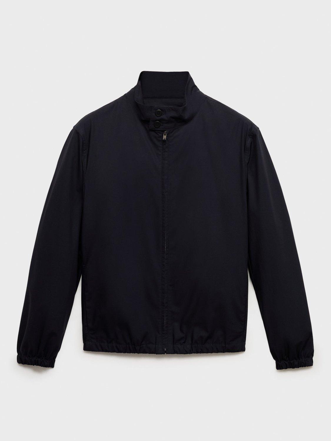 Product image 3 of 8, which shows Mango Jon Bomber Jacket, Navy, L