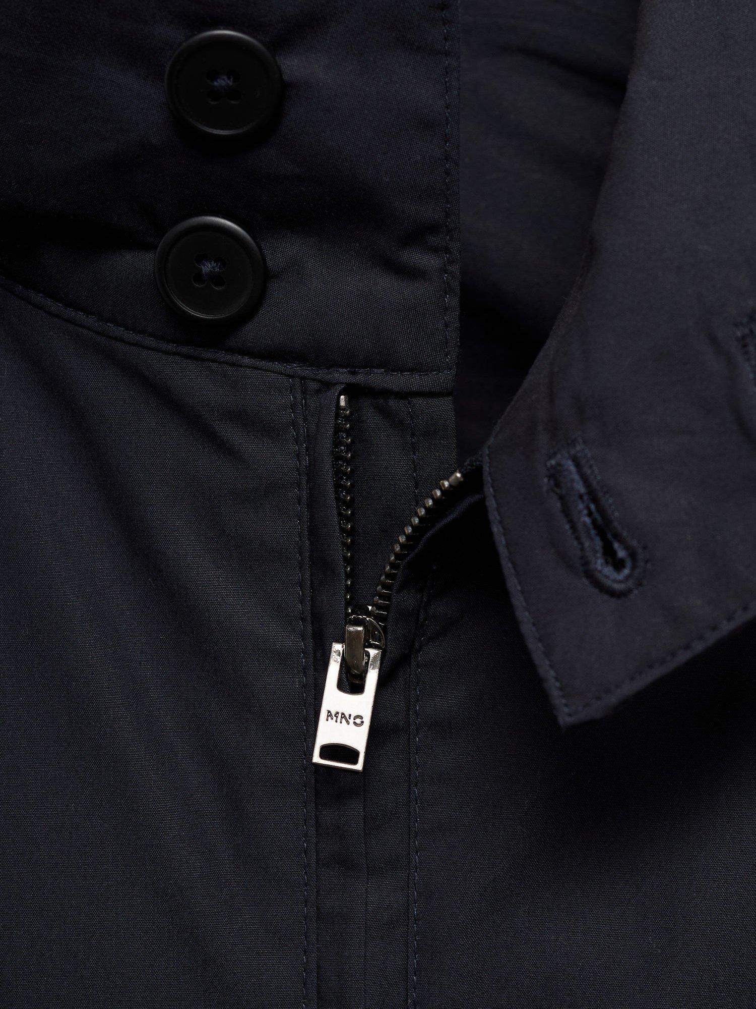 Product image 8 of 8, which shows Mango Jon Bomber Jacket, Navy, L