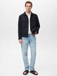 Mango Egan Shirt Jacket, Navy