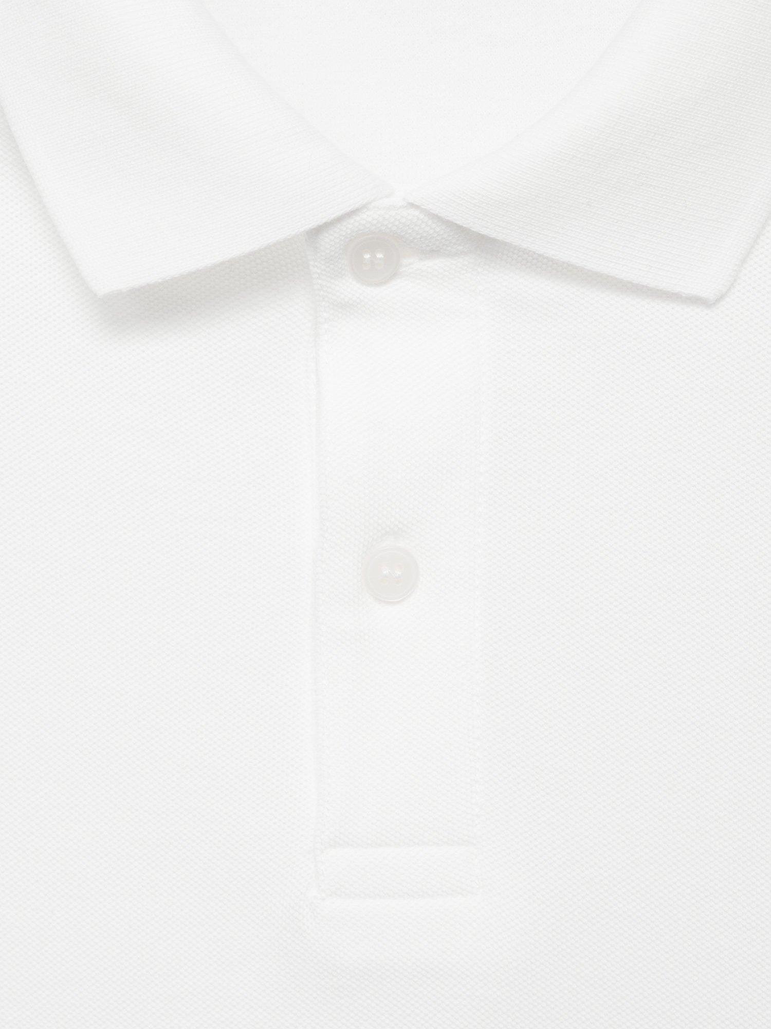 Product image 8 of 8, which shows Mango Rea Cotton Polo Shirt, White, XXL