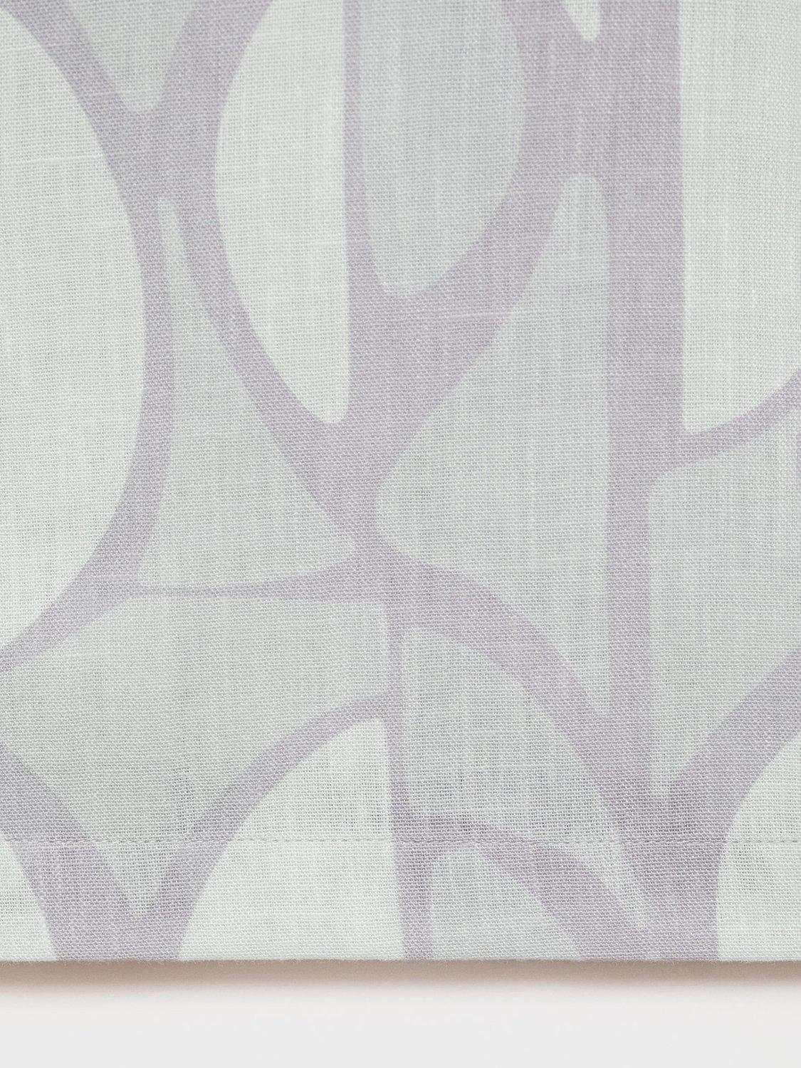 Product image 5 of 8, which shows Mango Bergurv Abstract Print Short Sleeve Collar Shirt, Blue/Multi, S