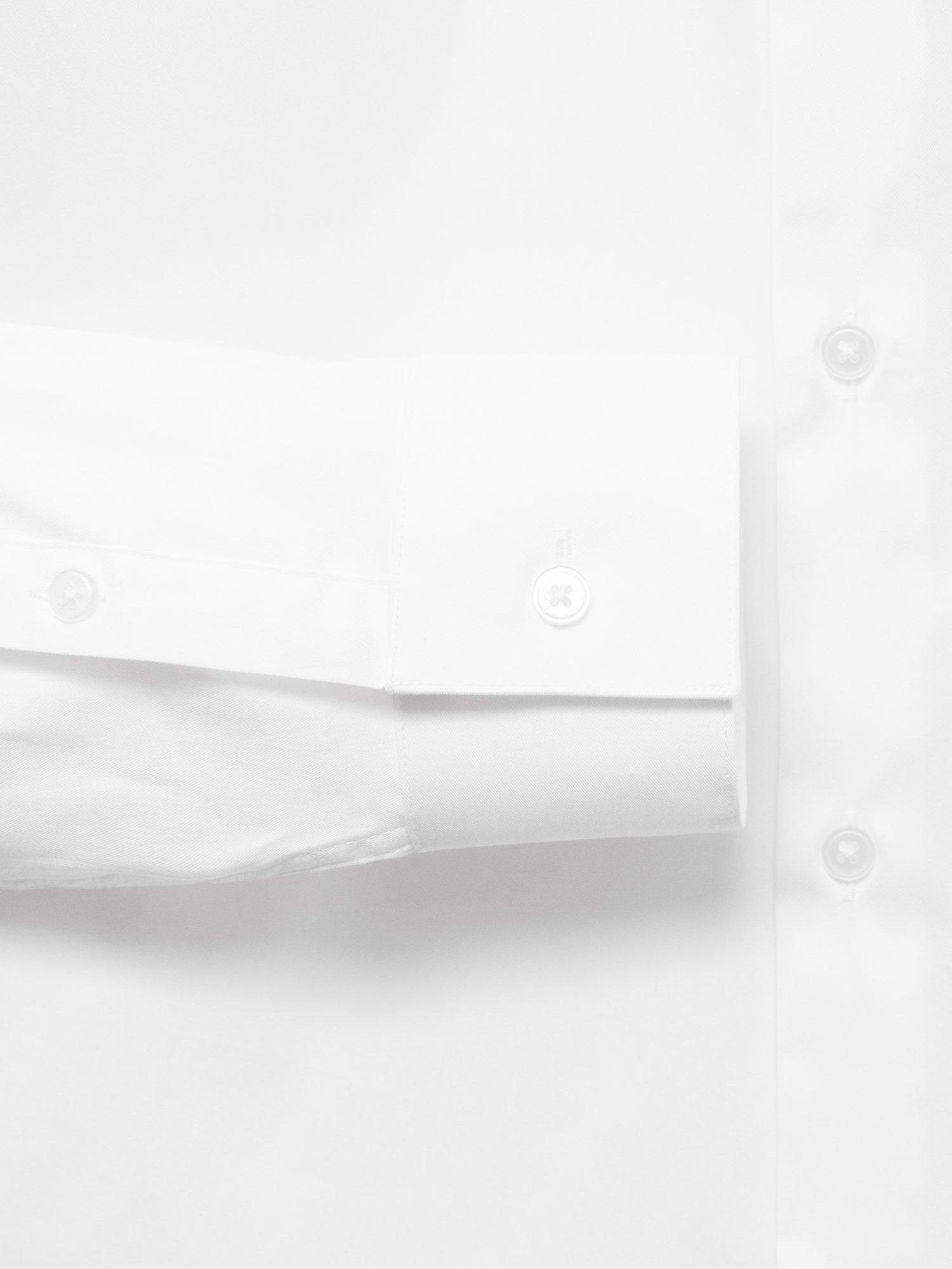 Product image 5 of 8, which shows Mango Emotion Cotton Blend Shirt, White, S