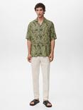 Mango Enrico Geometric Print Shirt