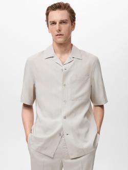Mango Luca Short Sleeve Shirt, Natural White