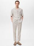 Mango Luca Button Down Short Sleeve Shirt