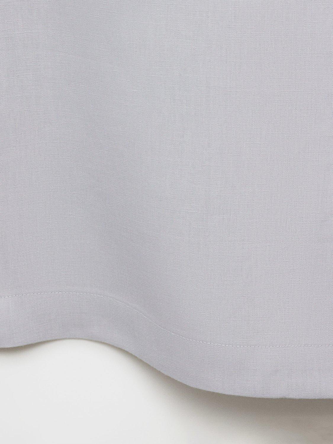Product image 5 of 9, which shows Mango Luca Short Sleeve Shirt, Pastel Blue, XS