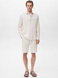 Mango Rub Cotton Linen Blend Shirt