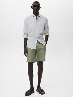 Mango Bon Cotton Shorts - view 2, Green