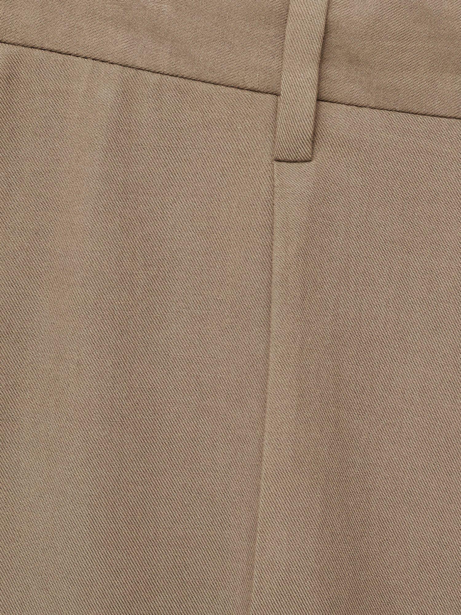 Product image 8 of 8, which shows Mango Ennio Tapered Trousers, Brown, 31