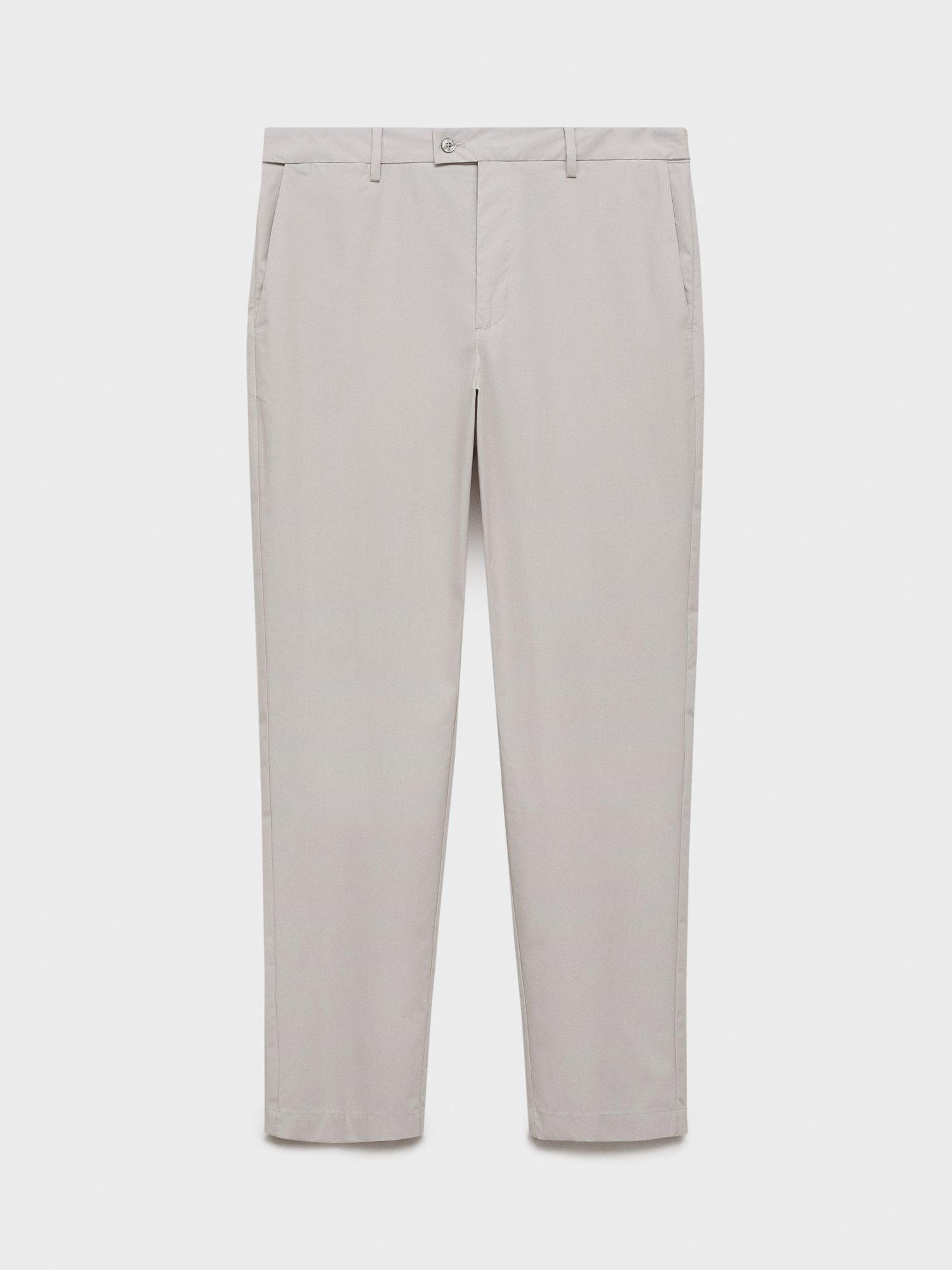 Product image 3 of 8, which shows Mango Jon Straight Chinos, Natural White, 30