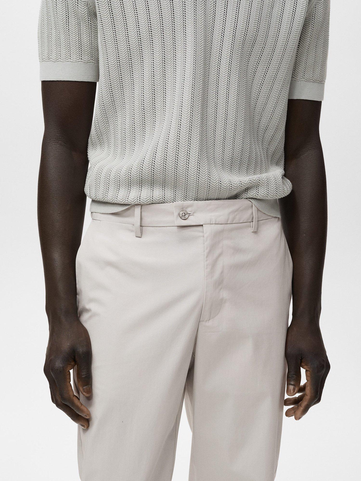 Product image 6 of 8, which shows Mango Jon Straight Chinos, Natural White, 30