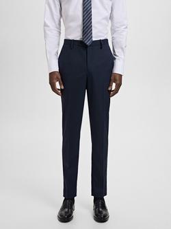 Mango Milan Tailored Trousers, Navy