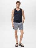 Mango Stripe Swim Shorts