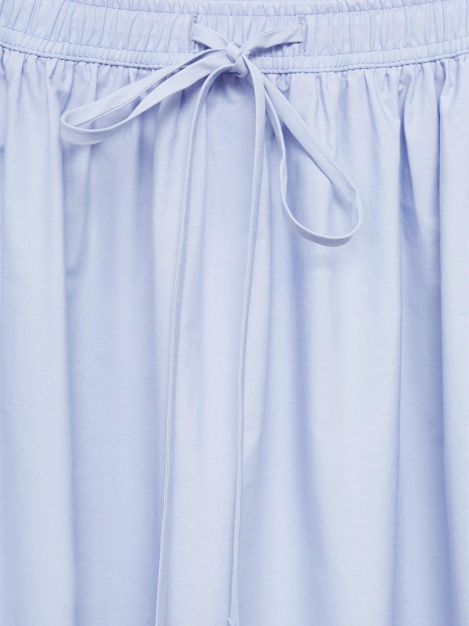 Product image 8 of 8, which shows Mango Evia Maxi Skirt, Pastel Blue, L
