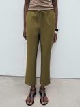 Mango Fluido Drawstring Waist Trousers