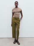 Mango Fluido Drawstring Waist Trousers