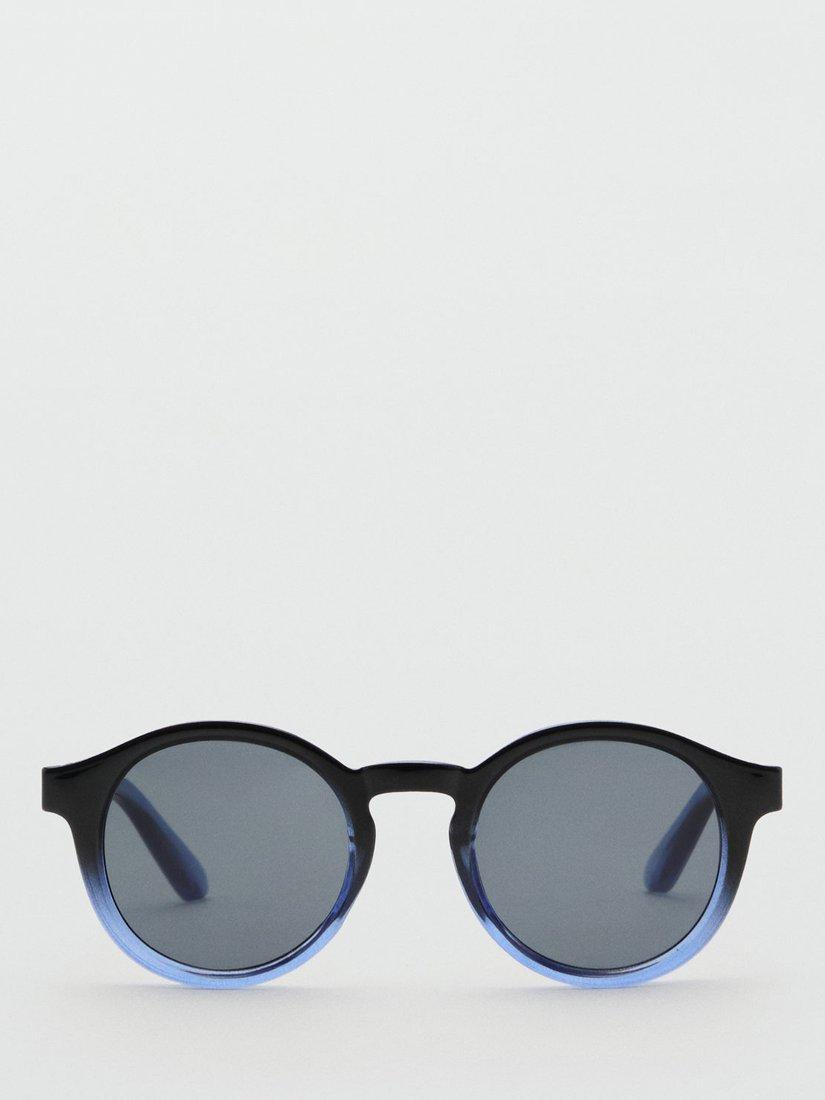Product image 1 of 4, which shows Mango Justin Sunglasses, Navy, One Size