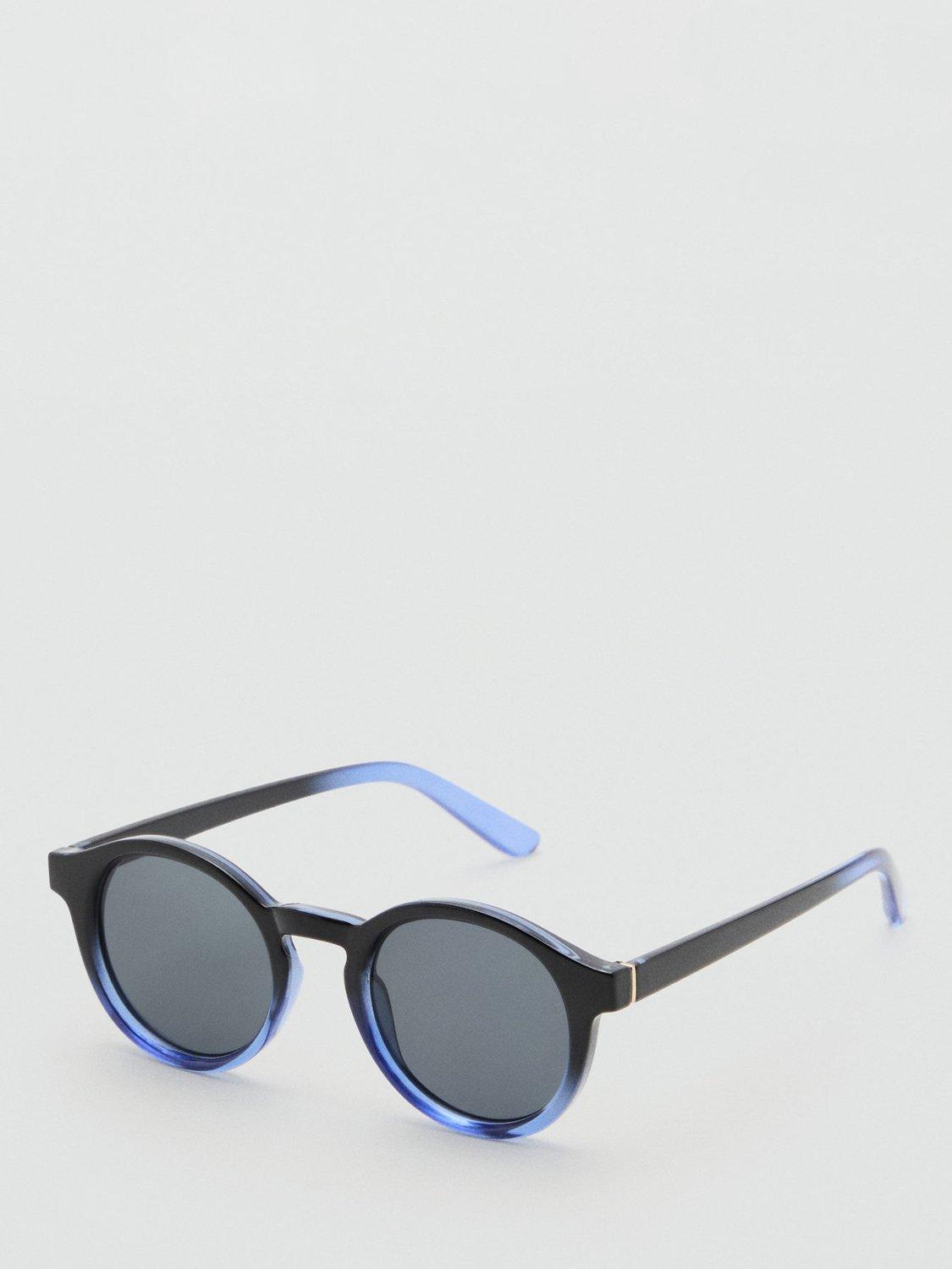 Product image 2 of 4, which shows Mango Justin Sunglasses, Navy, One Size
