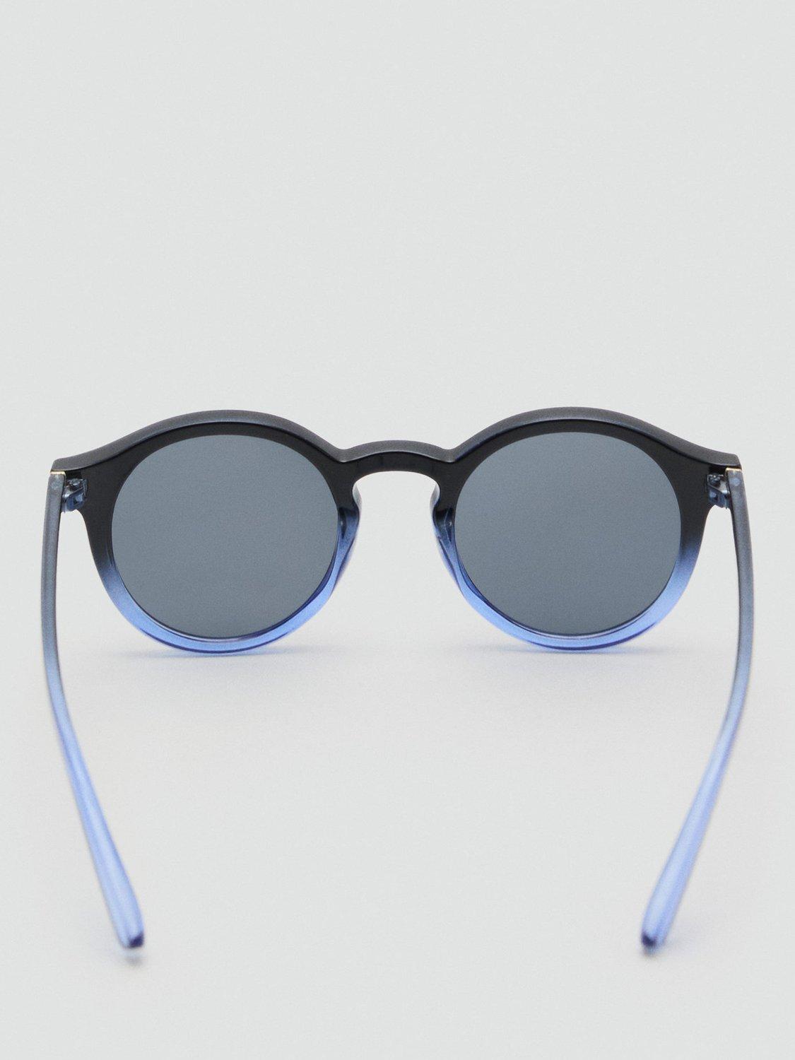 Product image 3 of 4, which shows Mango Justin Sunglasses, Navy, One Size