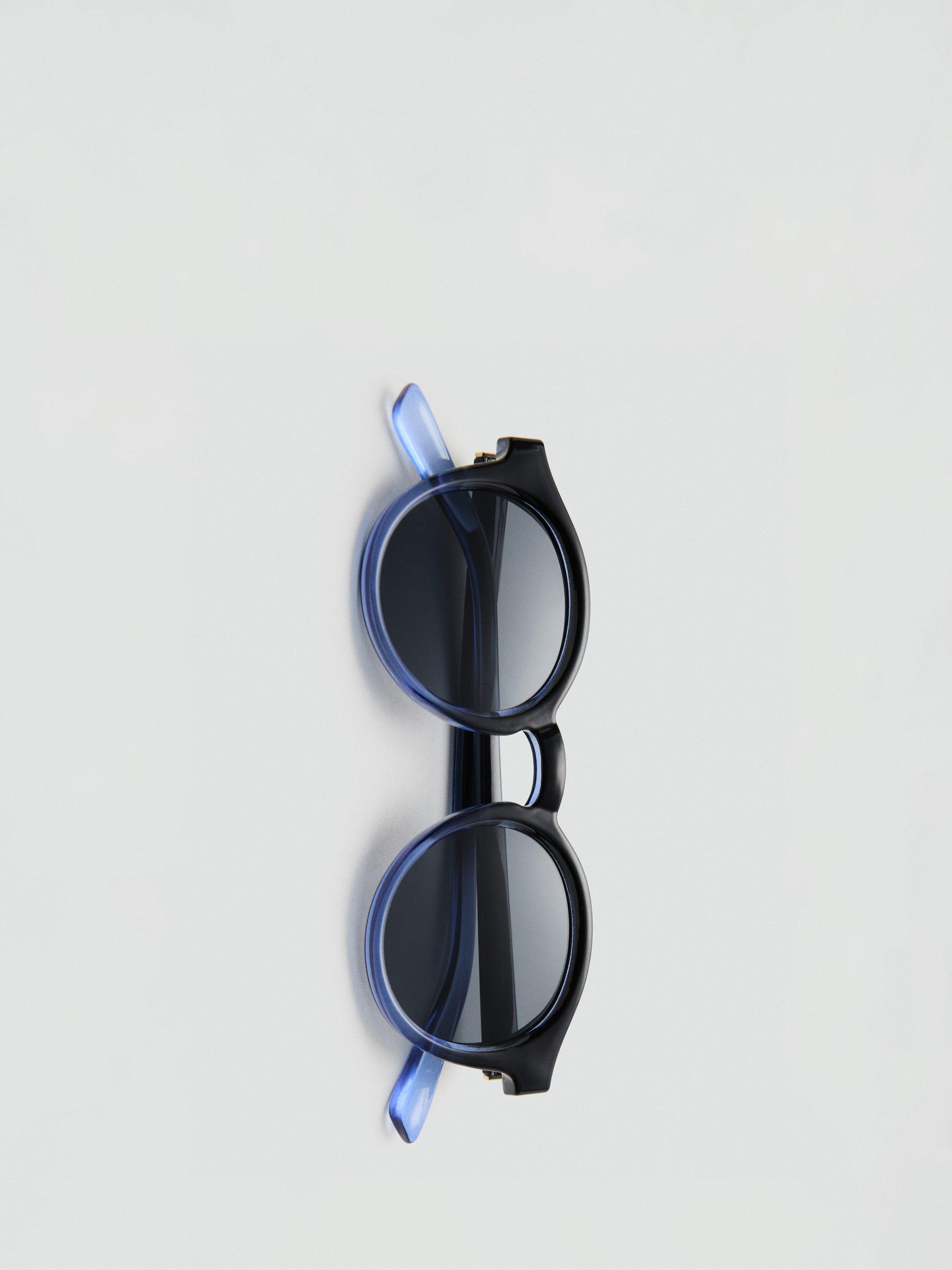 Product image 4 of 4, which shows Mango Justin Sunglasses, Navy, One Size