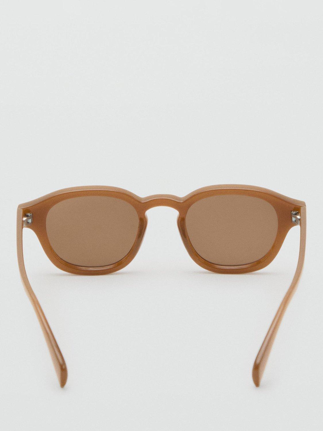 Product image 3 of 4, which shows Mango Jintae Sunglasses, Dark Brown