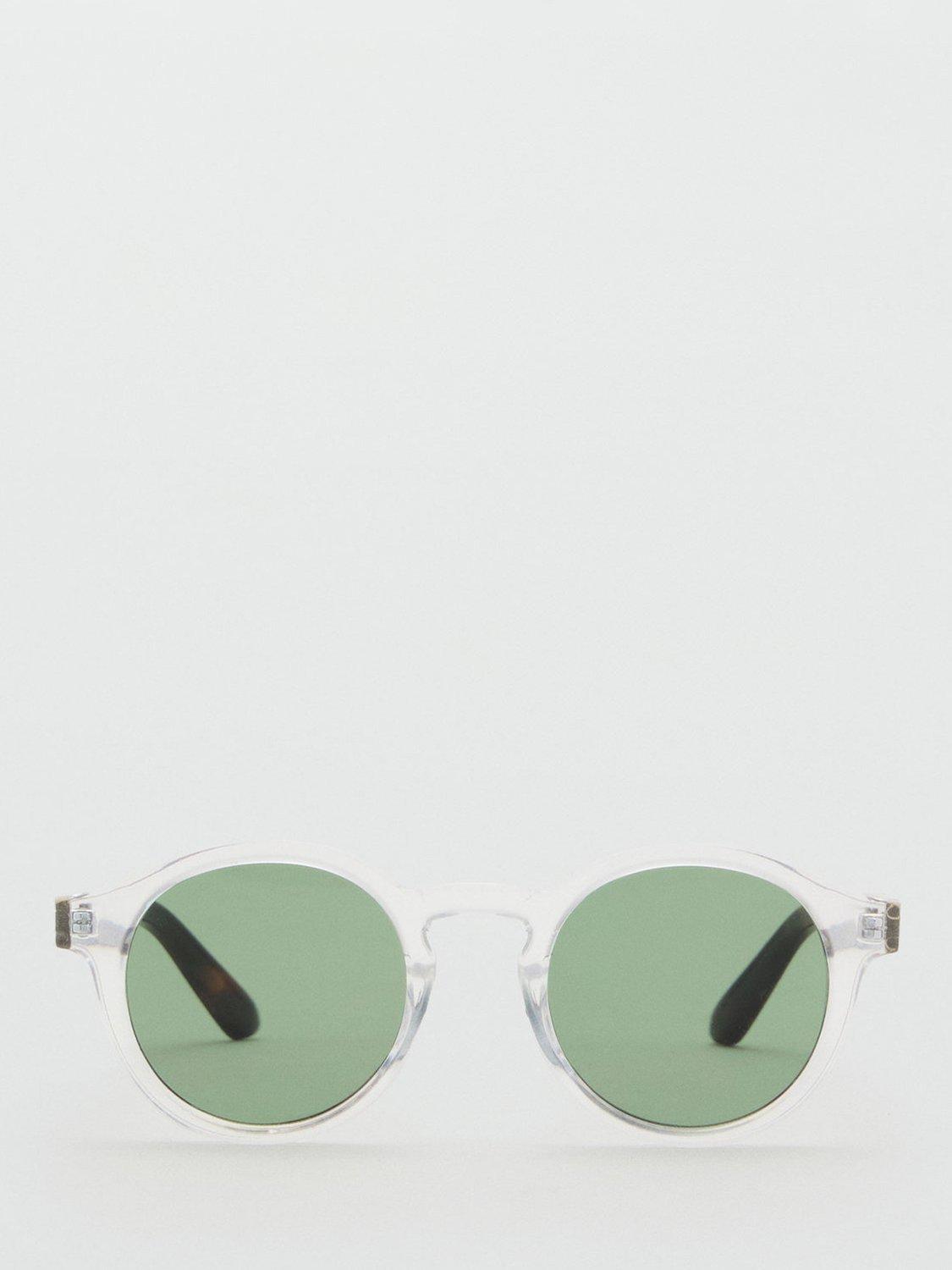 Product image 1 of 4, which shows Mango Justin Sunglasses, Clear, One Size