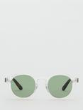 Mango Justin Sunglasses, Clear