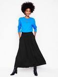 Boden Rosaline Jersey Midi Skirt, Black
