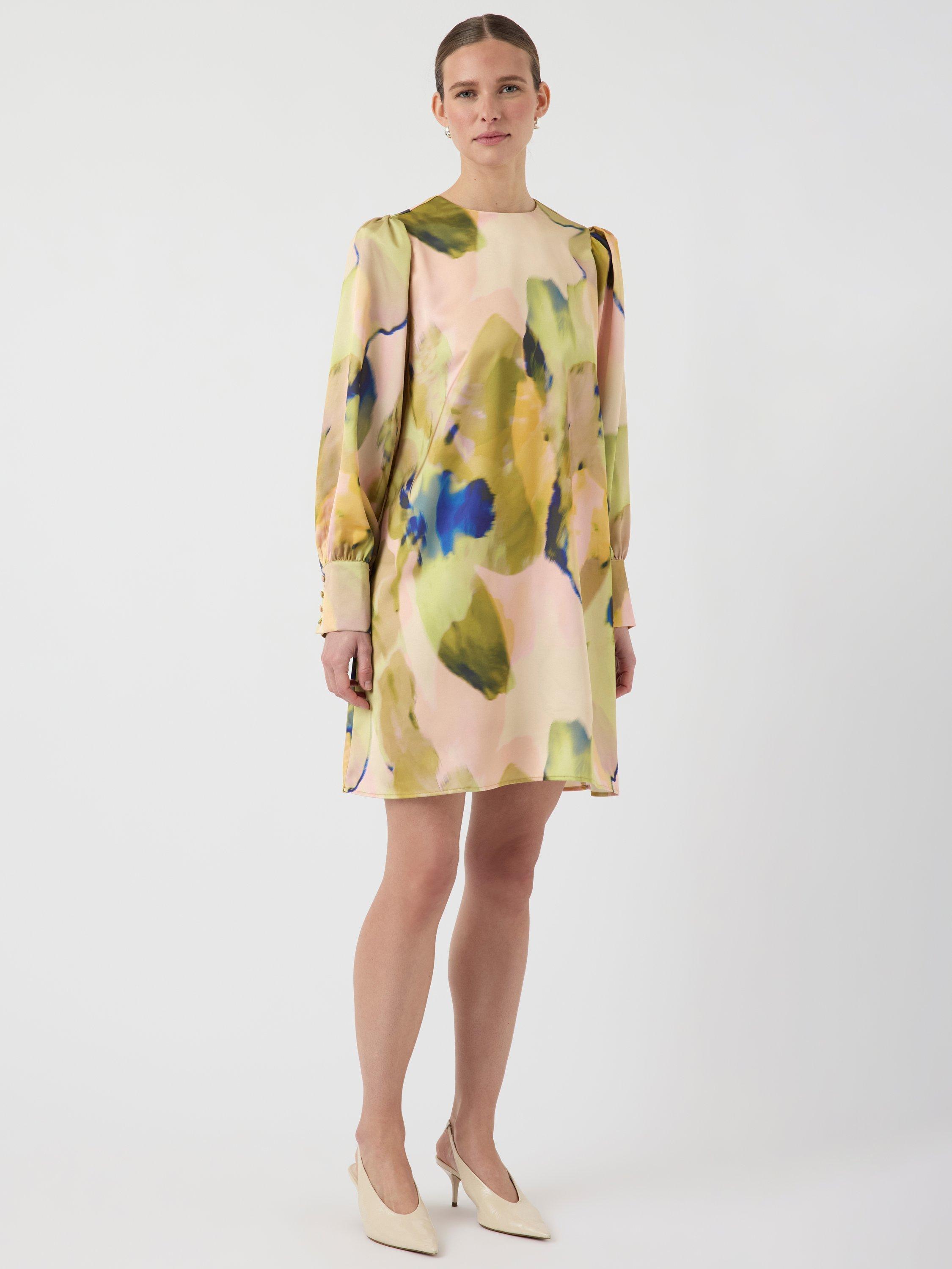 Product image 2 of 6, which shows YAS Skyra Abstract Mini Dress, Multi, 6