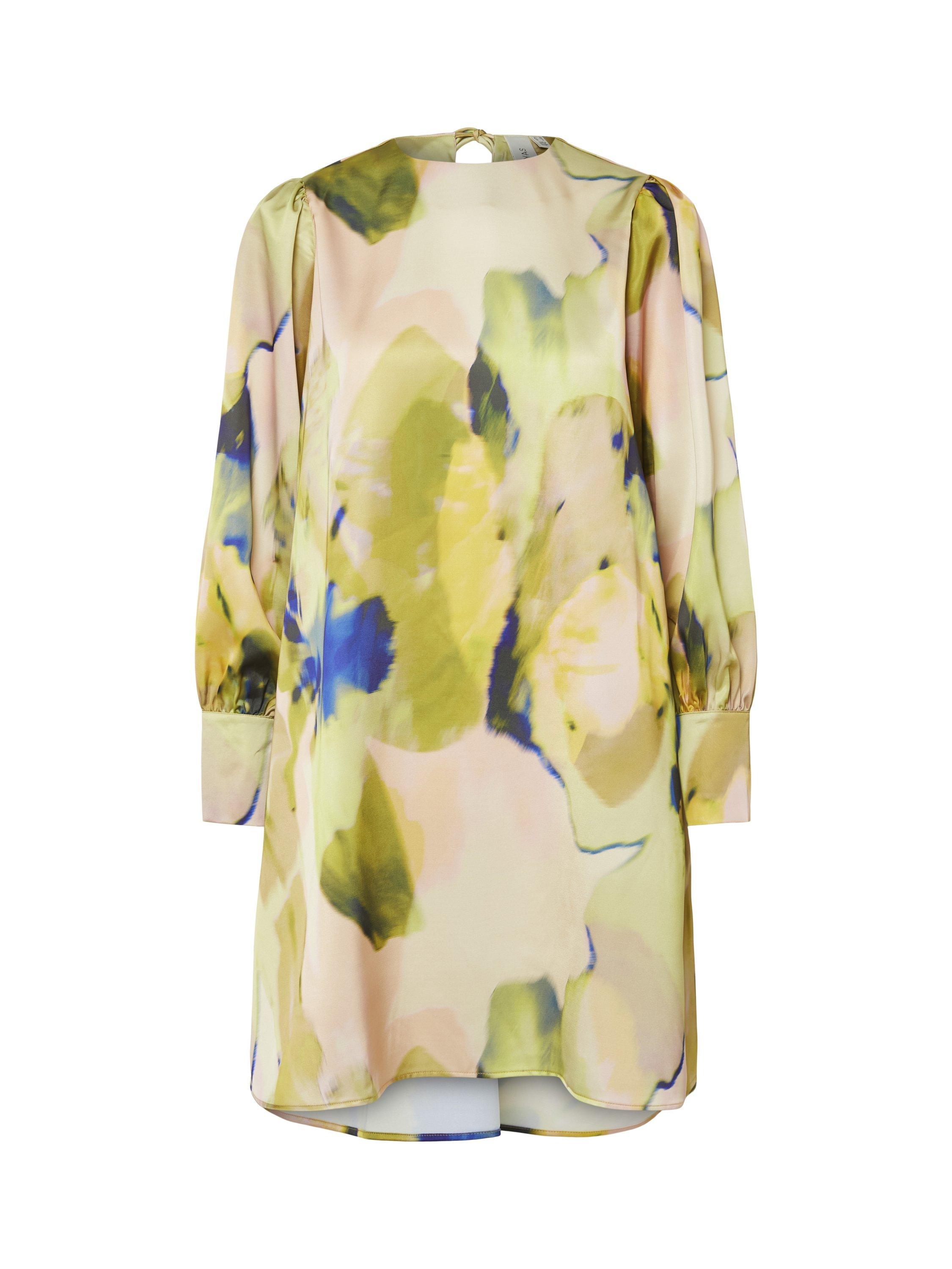 Product image 5 of 6, which shows YAS Skyra Abstract Mini Dress, Multi, 6