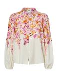 YAS Cleo Classic Floral Button Neck Shirt