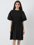 YAS Miri Puff Sleeve Mini Dress, Black