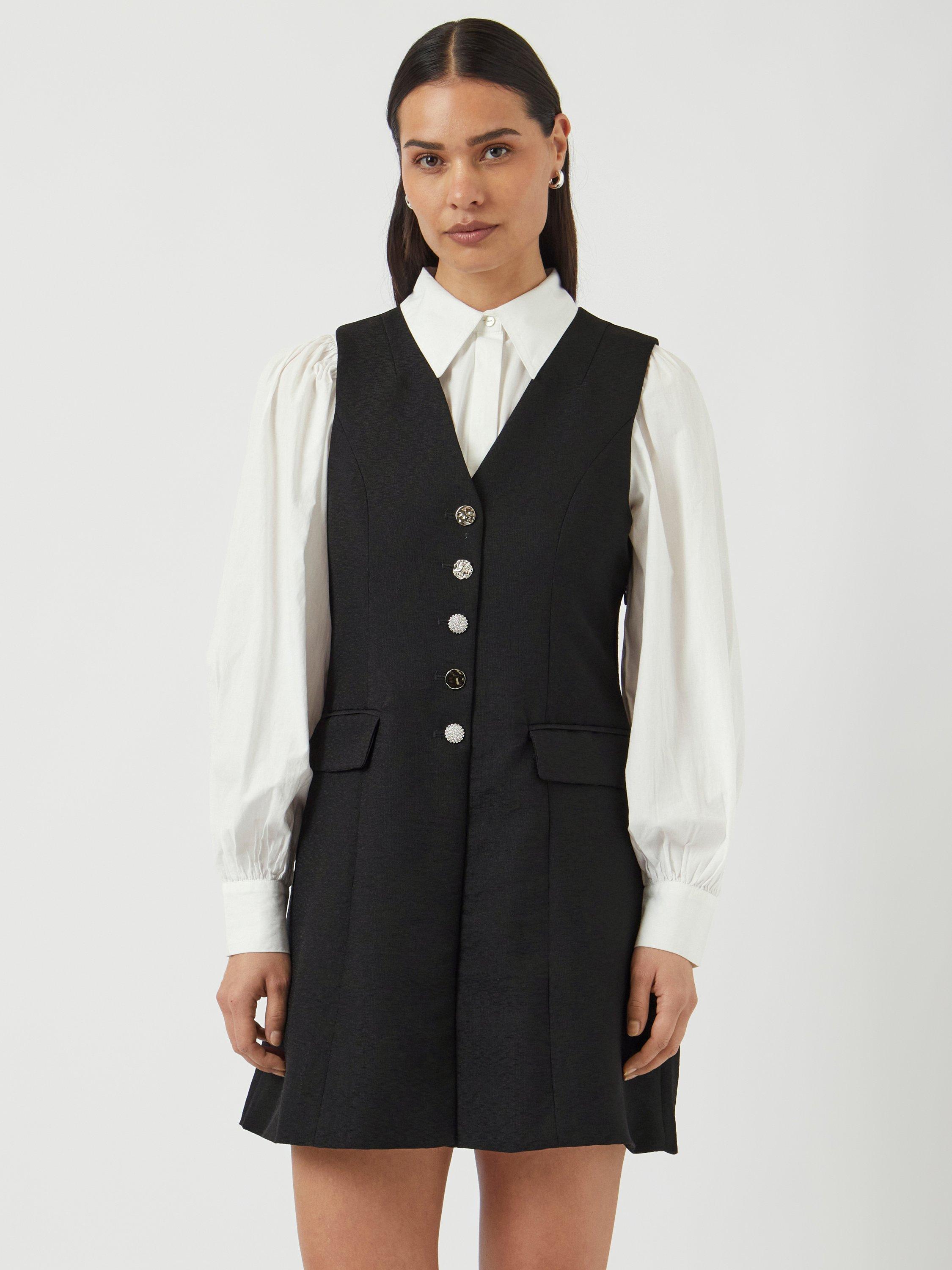 Product image 1 of 7, which shows YAS Spira Shirt Mini Dress, Black, 6