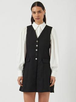 YAS Spira Shirt Mini Dress, Black, Black