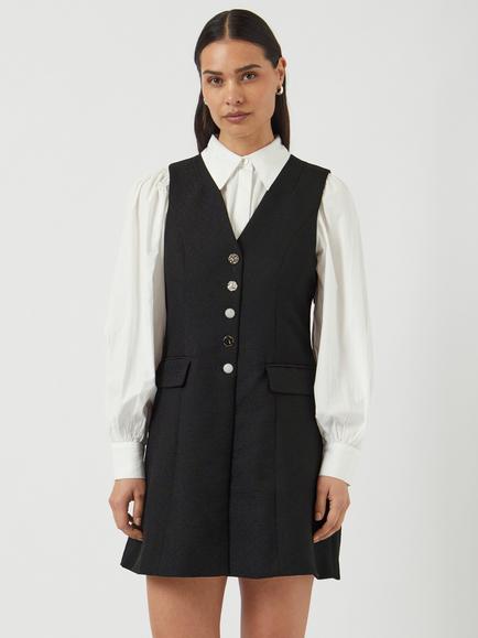 YAS Spira Shirt Mini Dress, Black, Black