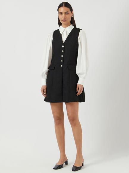 YAS Spira Shirt Mini Dress, Black - view 2, Black